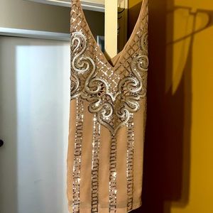 Express sparkly open back tank top!! Size: XS